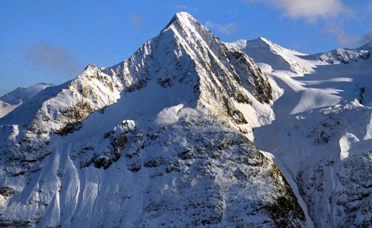 Wildspitze in the Otztal Alps of Austria