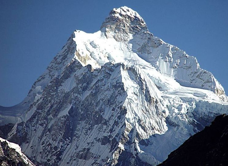 Mount Jannu ( Khumbakarna ) in the Ghunsa Khola Valley