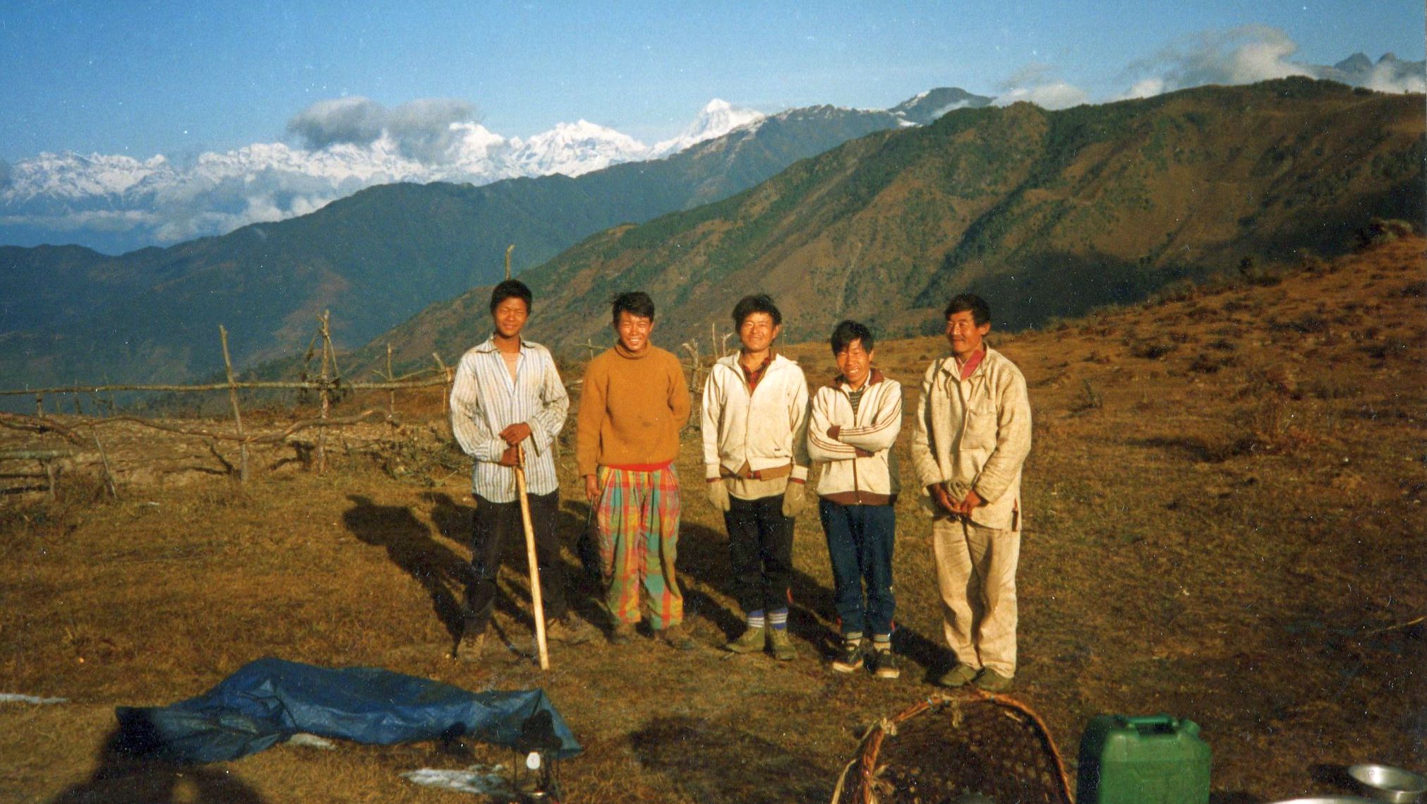 Trekking staff on the Milke Danda