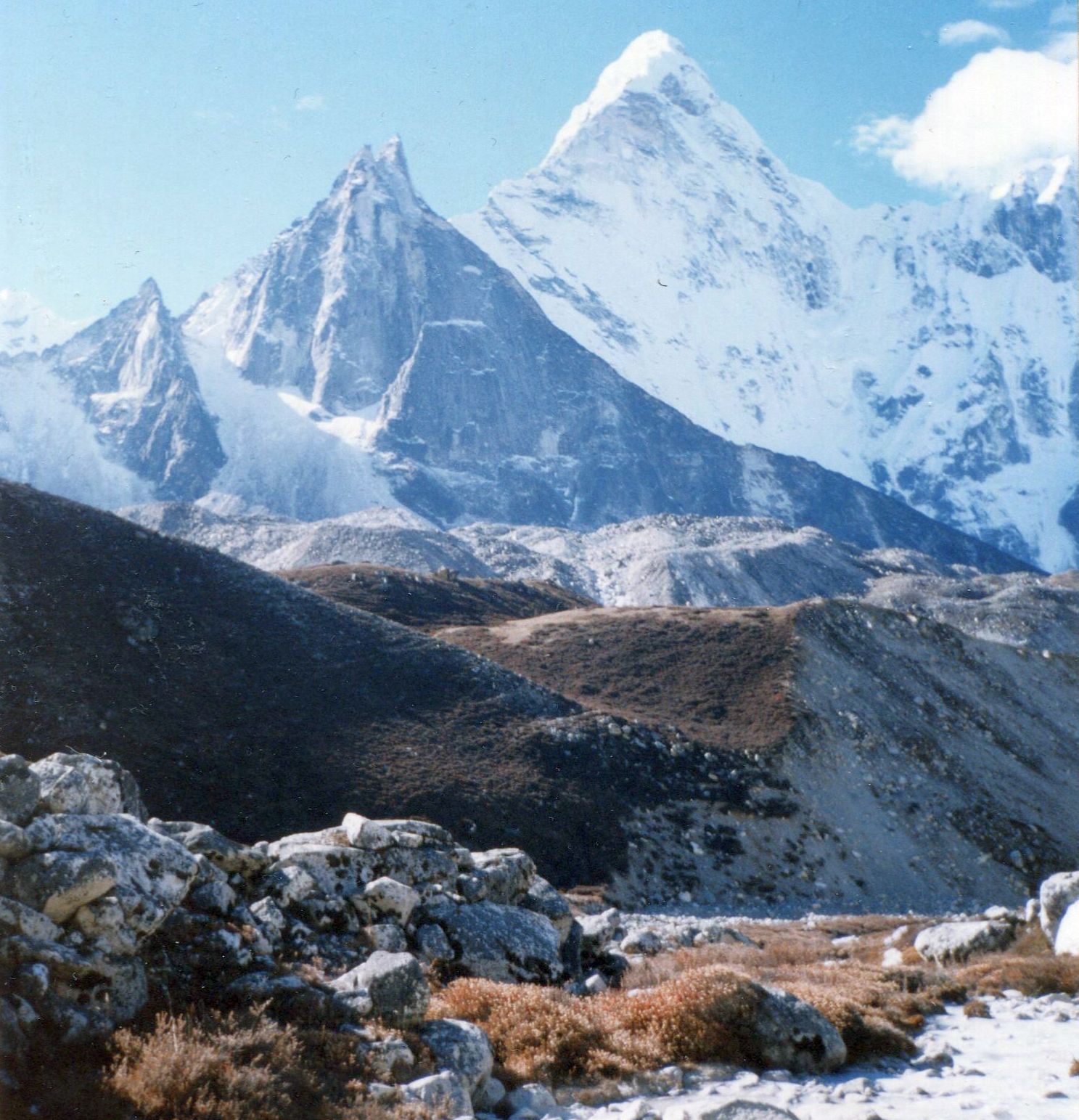 Ama Dablam above the Chhukung Valley