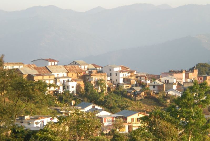 Dhankuta Bazaar on road to Basantapur