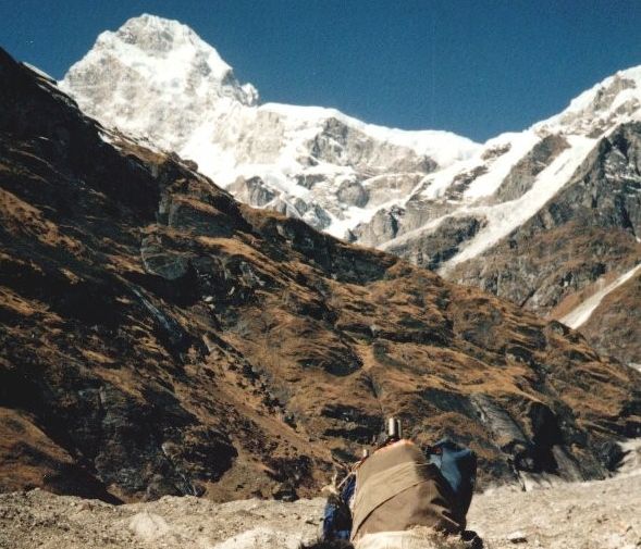 Himalchuli from Chuling Glacier