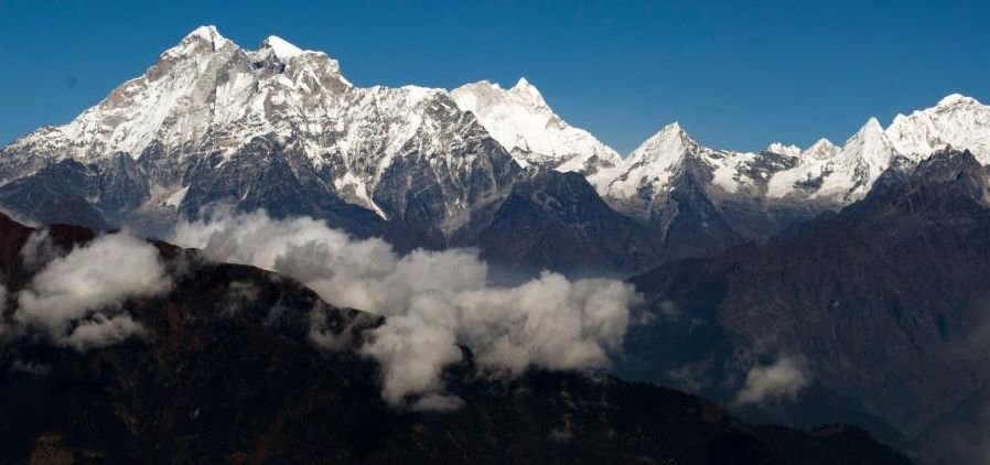 Mount Gauri Shankar from Charicot / Charikot