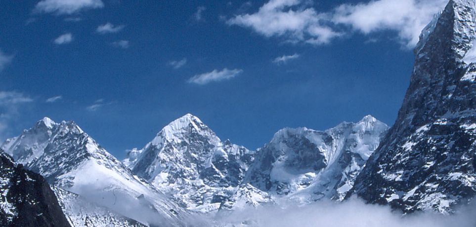 Peaks above Rolwaling Valley