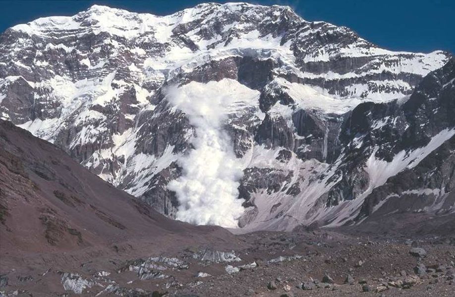 Mount Annapurna I above Annapurna Sanctuary