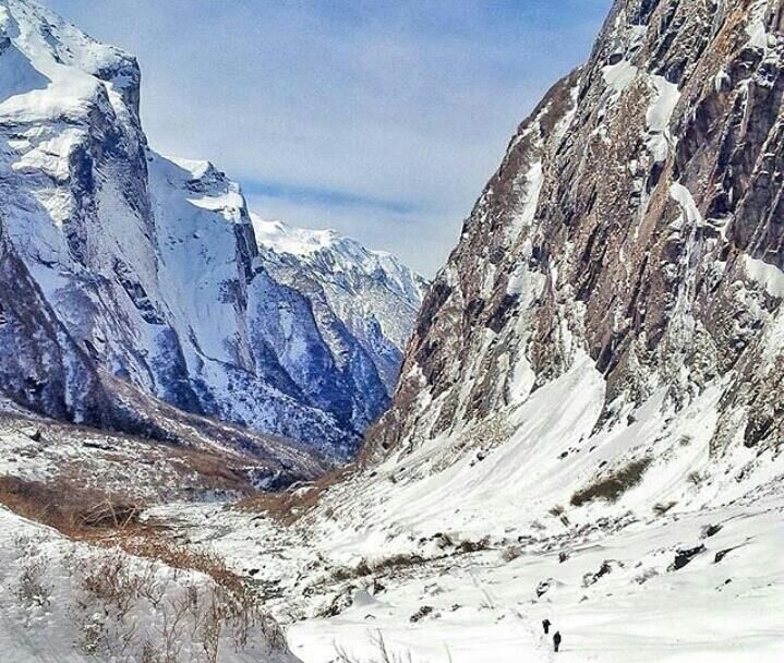 The Gates in the Modi Khola Valley of the Annapurna Sanctuary