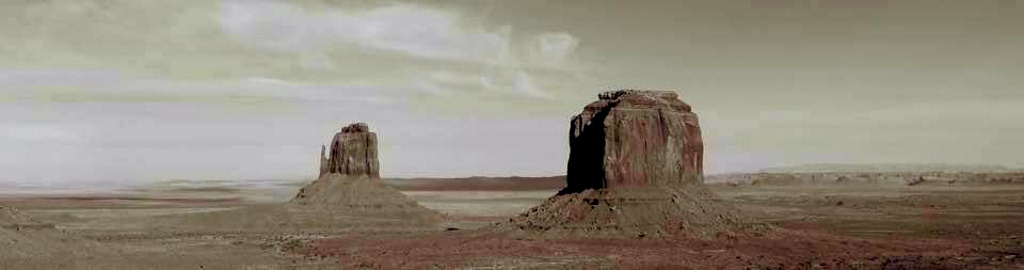 Buttes in Monument Valley