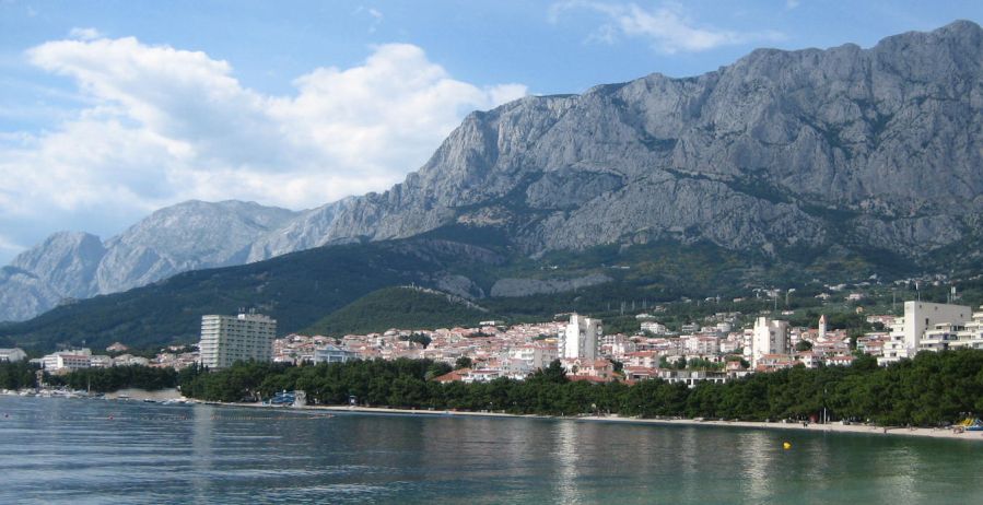 Makarska on the Adriatic Coast of Croatia