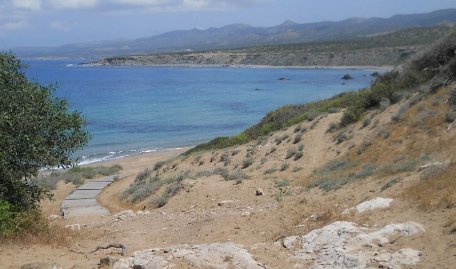 Pathway down to Lara Beach