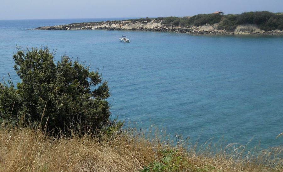 Secluded cove at Coral Bay