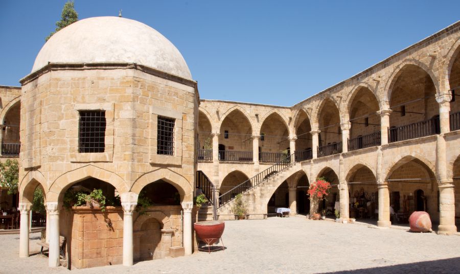 Buyuk Han - a medieval ( b1572 ) Ottoman caravanserai