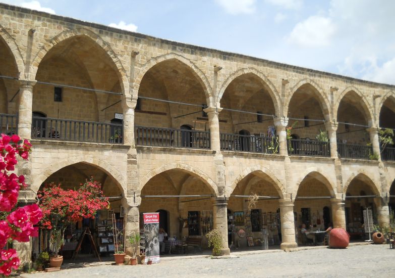 Buyuk Han - a medieval ( b1572 ) Ottoman caravanserai