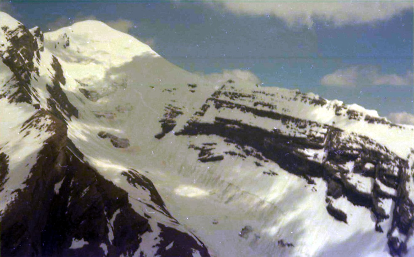 On ascent of the Balmhorn in the Bernese Oberlands