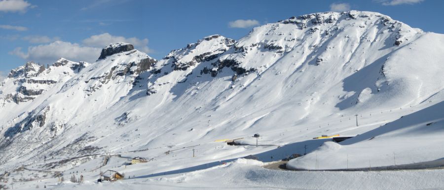 Passo Pordoi in the Italian Dolomites