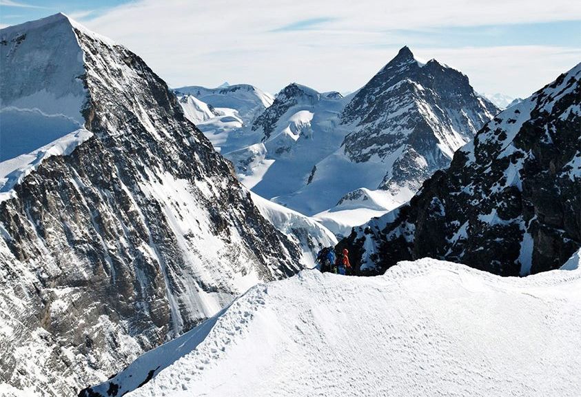 Monch and Jungfrau from the Eiger