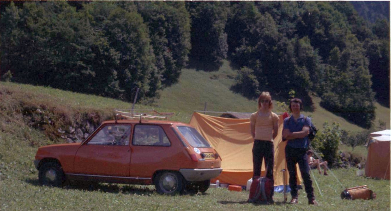 Campsite at Stechelberg in the Lauterbrunnen Valley