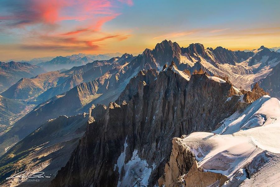 Aiguille du Midi above Chamonix