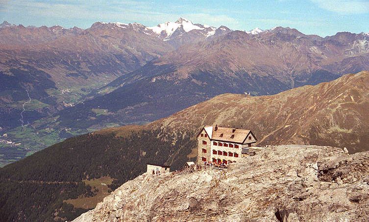 Payer Hut on the North Ridge of the Ortler