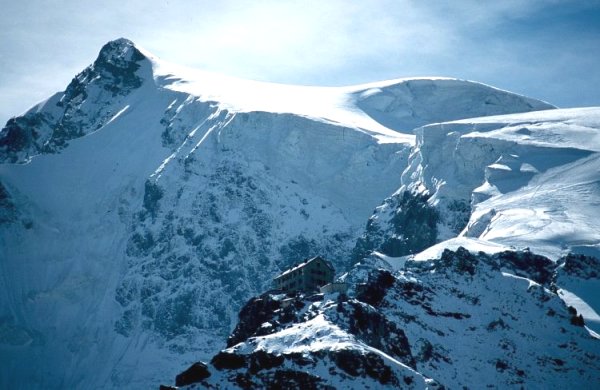 Ortler on ascent to Payer Hut