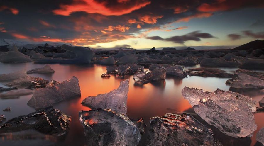 Lake in Iceland