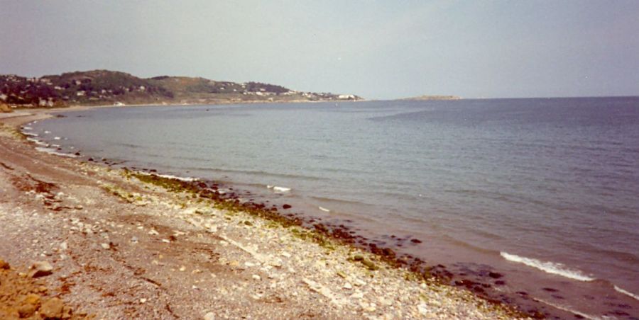 Seafront near Dun Laoghaire on East Coast of Ireland