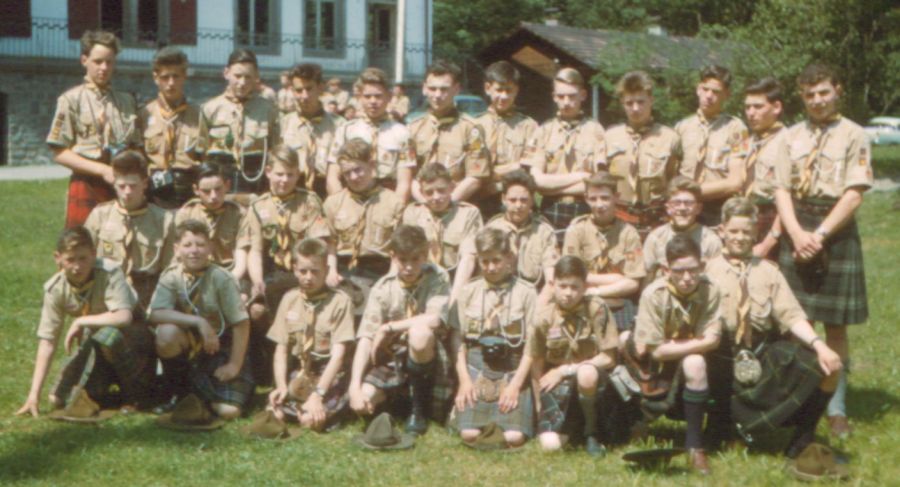 24th Glasgow ( Bearsden ) Scout Group at the International Scout Chalet in Kandersteg