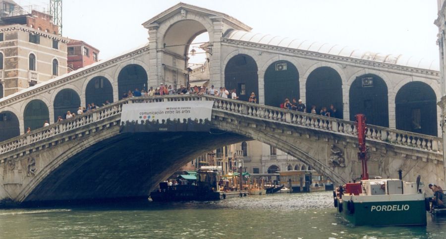 Rialto Bridge in Venice in Italy