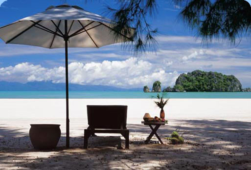 Beach at Tanjung Rhu on Pulau Langkawi