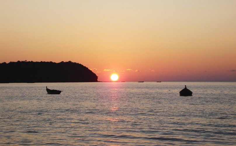 Sunset on Ngapali Beach