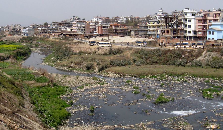 Bagmati River in Kathmandu