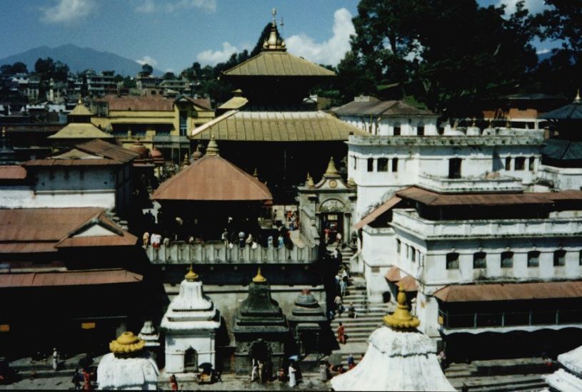 Hindu Temple at Pashupatinath in Kathmandu