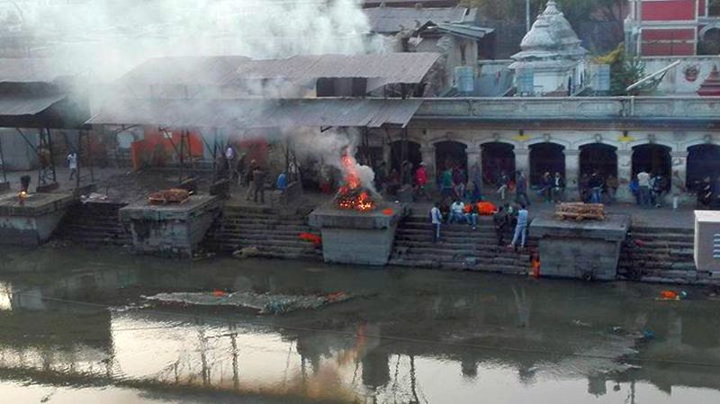 Hindu Temple at Pashupatinath in Kathmandu