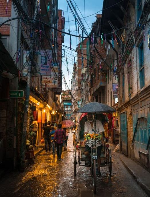 Bicycle Rickshaw in Thamel