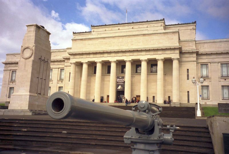 Museum at Aukland on North Island of New Zealand