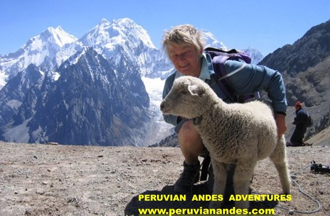 Cuyoc Pass in the Cordillera Huayhuash of the Peru Andes