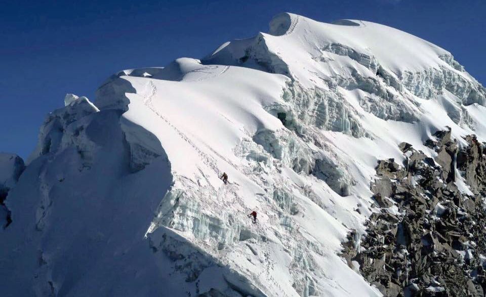 Vallunaraju, 5680 metres, in the Cordillera Blanca