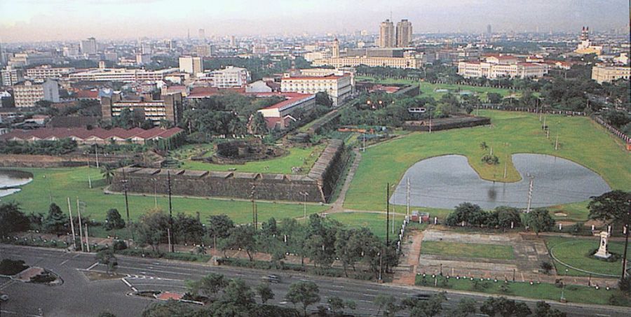 Intramuros in Manila - capital city of the Philippines