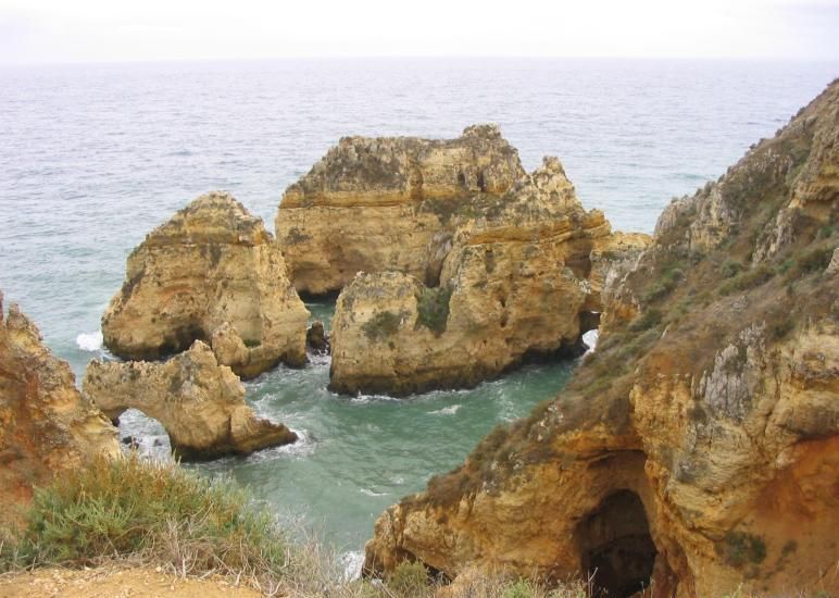 Ponta da Piedade in The Algarve in Southern Portugal