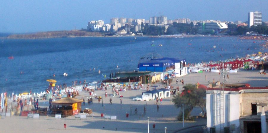 Mamaia on the Black Sea Coast of Romania