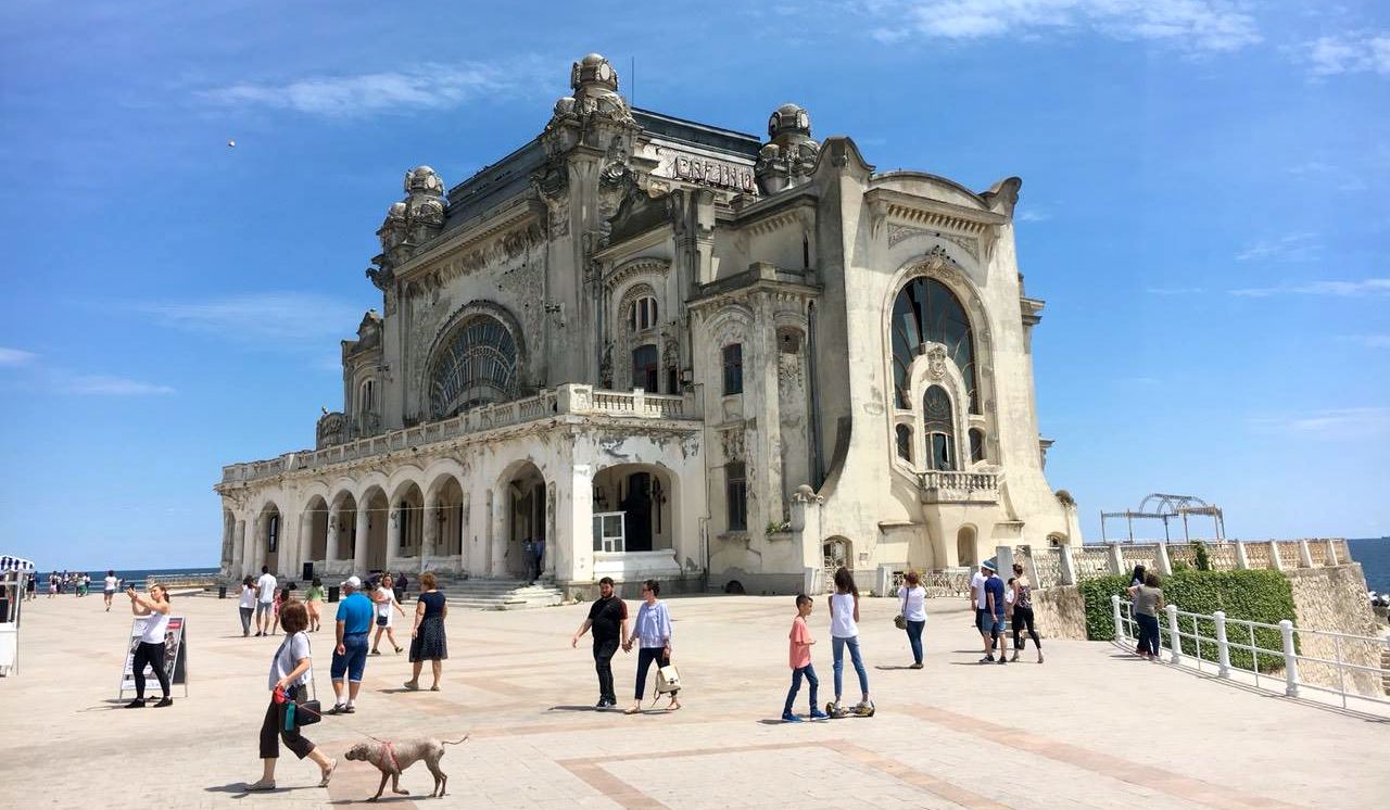 Casino at Constanta on the Black Sea Coast of Romania