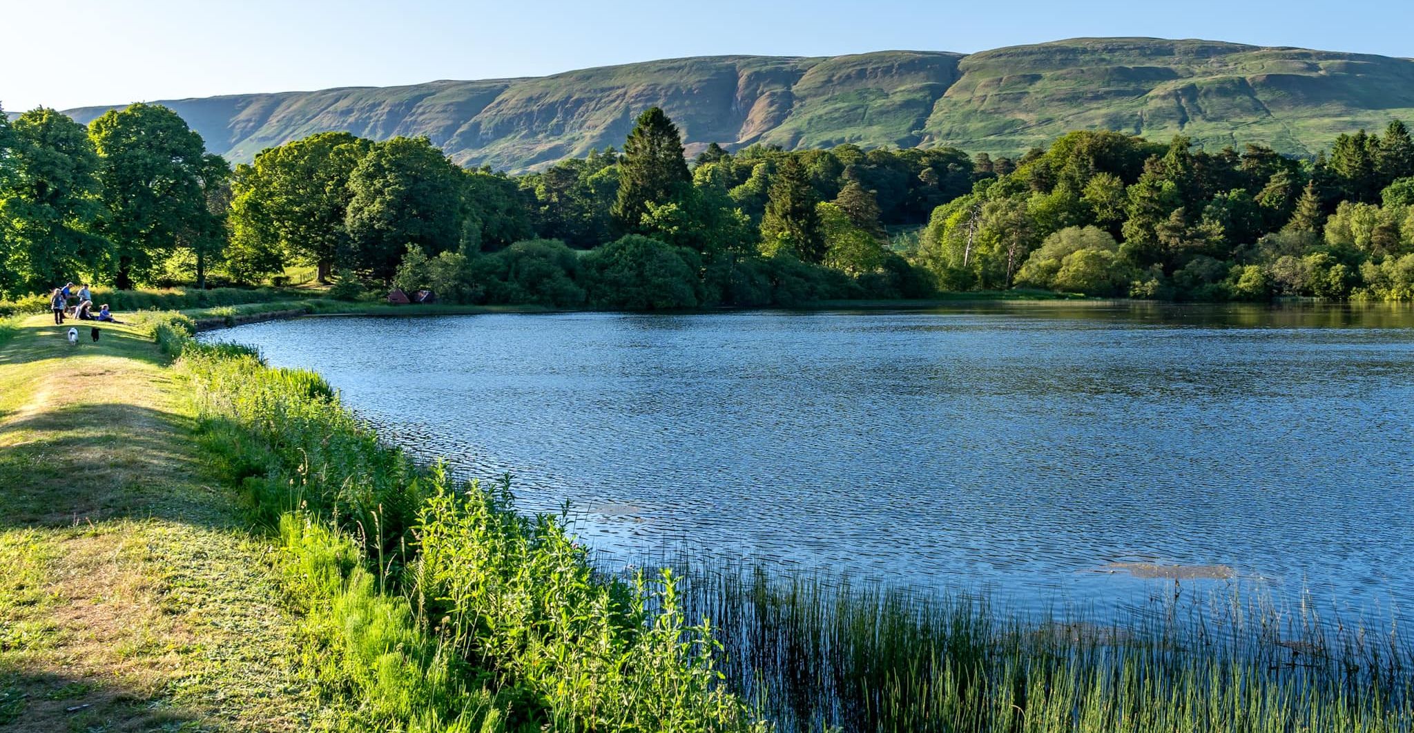 Campsie Fells  from Alloch Dam