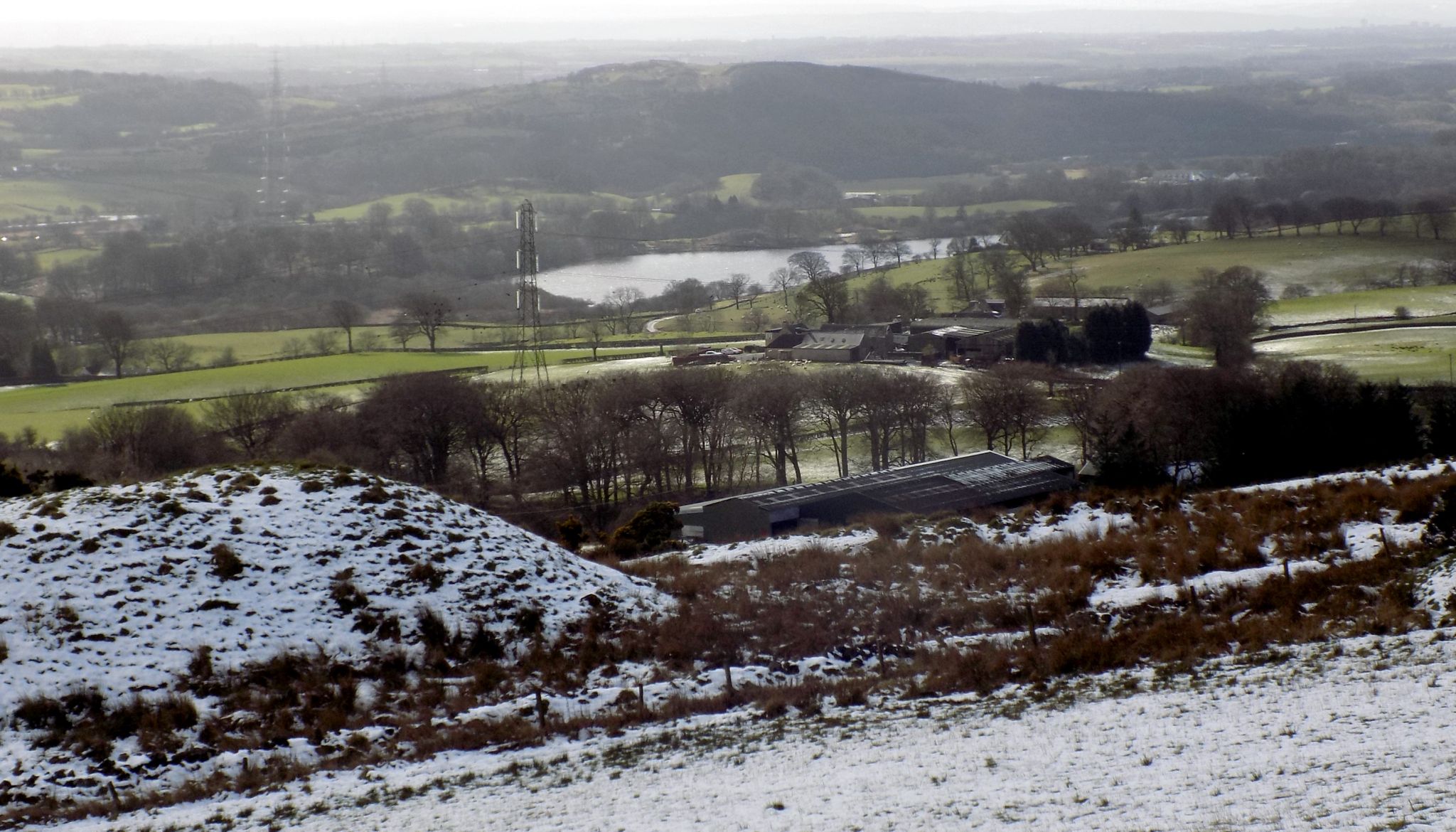 Banton Loch from above High Banton