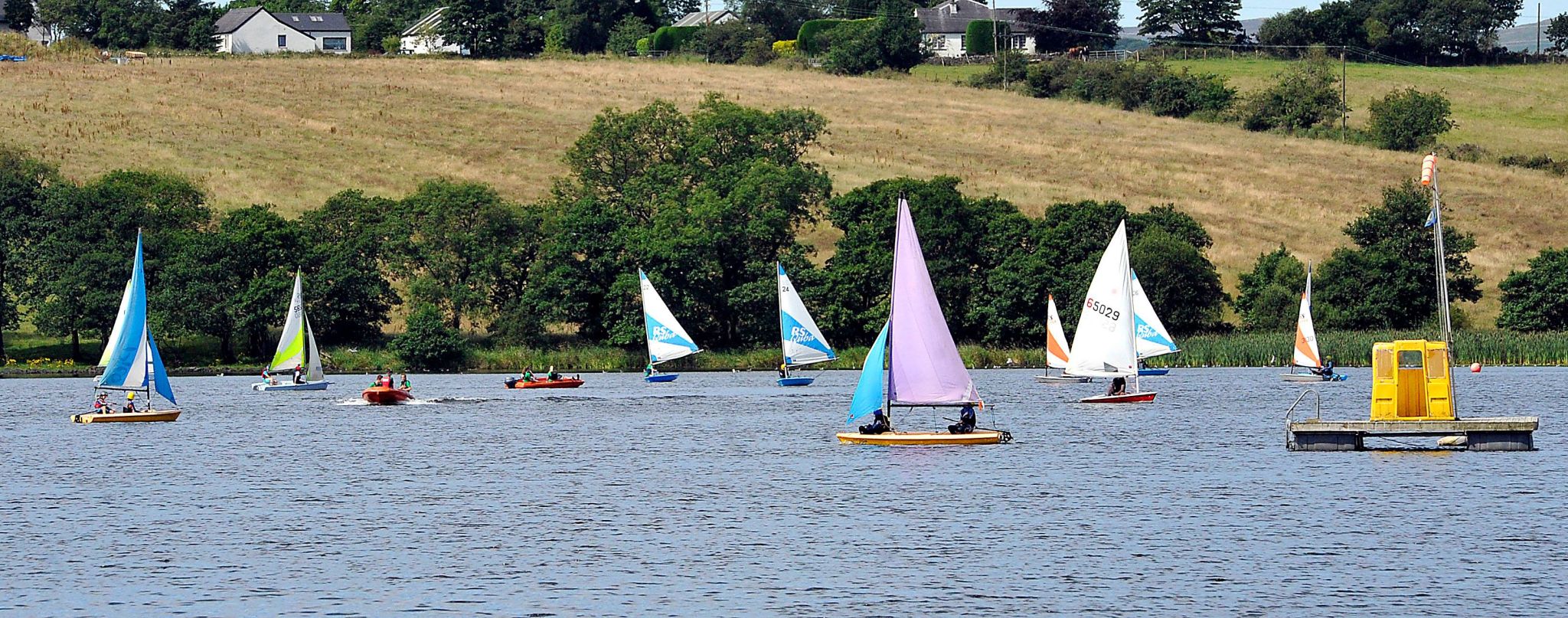 Bardowie Sailing Club on Bardowie Loch