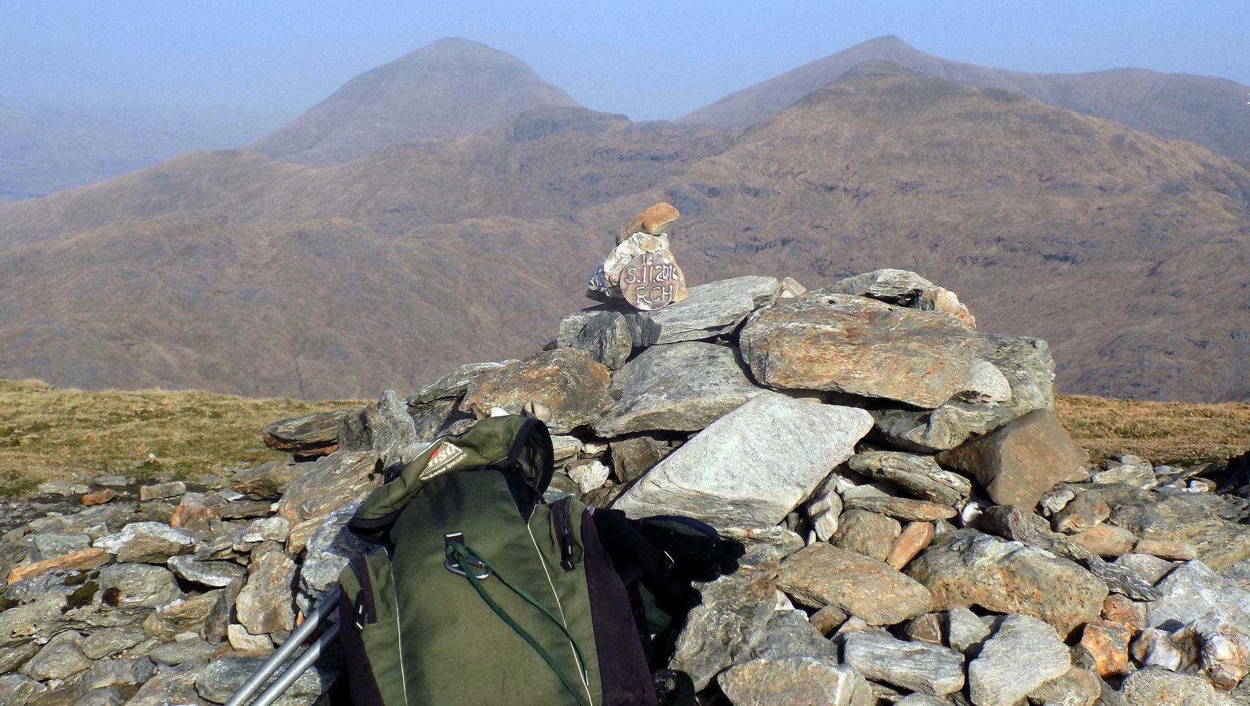 Ben More, Stob Binnein and Cruach Ardrain  from An Caisteal