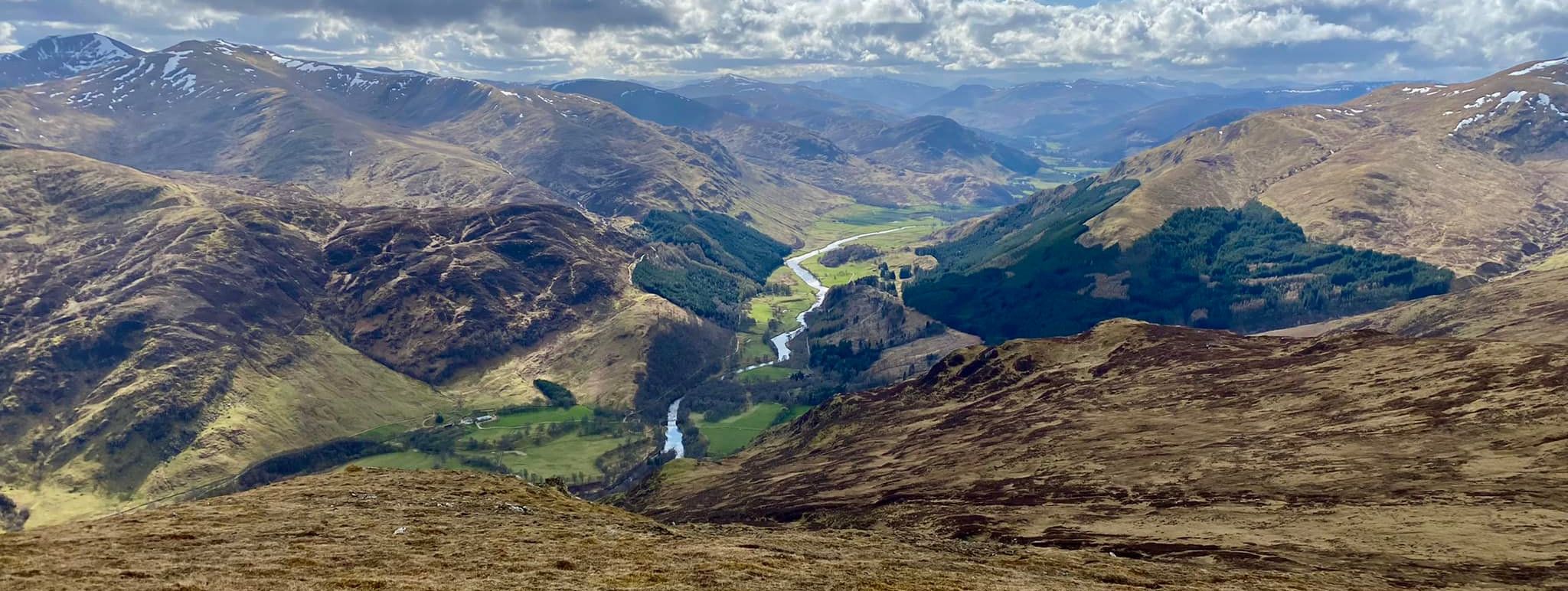 Meall Ghaordie ( Ghaordaidh ) above Glen Lyon from Creag Ard