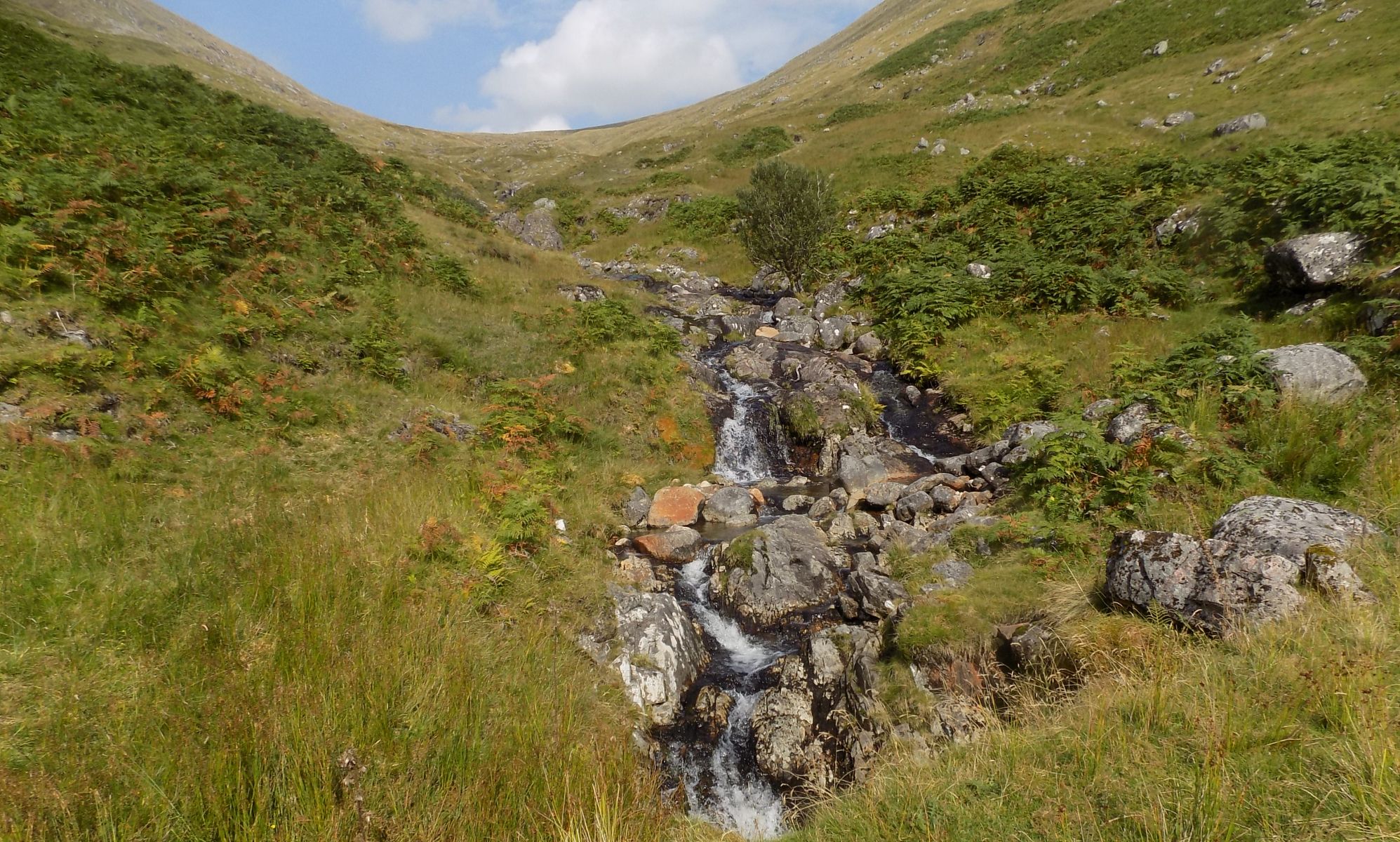 Waterfalls beneath Beinn a'Chochuill