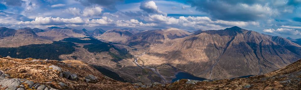 Ben Starav from summit cairn of Beinn Trilleachan