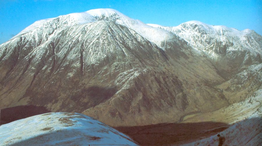 Ben Nevis from Sgurr a Maim in the Mamores