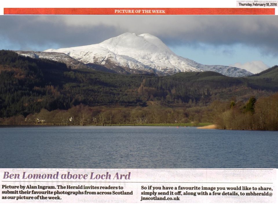 Ben Lomond from Loch Ard