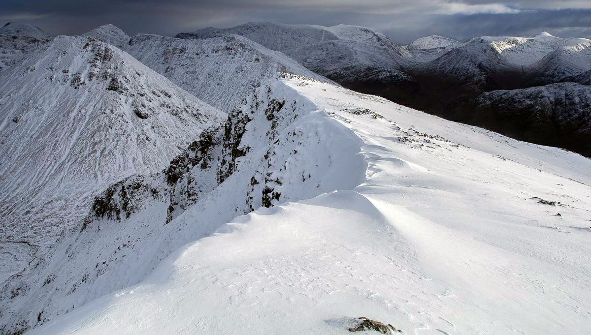 Stob Coire Sgreamhach above the Lost Valley